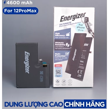 Pin iPhone 12 Pro Max chính hãng Energizer ECA12PM4600P (dung lượng cao)