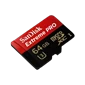 Thẻ nhớ MicroSD Sandisk Extreme Pro 64GB - Chính hãng Black