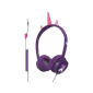 iFrogz Headphone-Little Rockerz Costume-With Buddy Jack and Coiled Cable-FG-Unicorn Violet