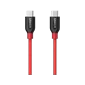 Cáp Anker PowerLine+ USB-C ra USB-C 2.0 - Dài 0.9m - A8187 - Chính hãng. Red