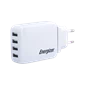 Sạc 4.2A 21W Energizer CL 4USB - USA4BEUCWH5 - Chính Hãng White
