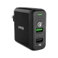 Sạc Anker 2 cổng QC 3.0, công suất 30w - A2024 - chính hãng Black
