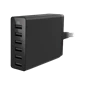 Sạc Anker 6 cổng 30w, PowerPort 6 Lite - A2061 - Chính hãng Black