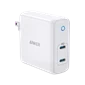 Sạc Anker PowerPort Atom PD 2 [GaN Tech] 60W (2 PD) - A2029 - Chính hãng White