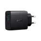 Sạc Aukey PA-U42 2 Cổng AiPower Công Suất 24W - Chính hãng Black