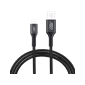 Cáp innostyle DURAFLEX 1.5M USB-A TO LIGHTNING Chuẩn MFI - Chính hãng Black