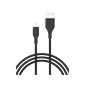Cáp innostyle JAZZY 1.5M USB-A TO LIGHTNING chuẩn MFI - Chính hãng Black