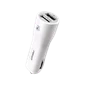 Sạc trên ô tô Pisen 3 Slot - Chính hãng. White
