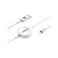Sạc Pisen iWatch 2-in-1 Lightning - Chính hãng White