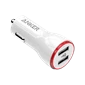 Sạc ô tô Anker 2 cổng, 24w - [PowerDrive 2, 24w] - A2310 - Chính hãng. White