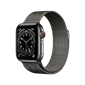 Apple Watch Series 6 - GPS + LTE, 44mm - Vỏ Thép Dây Thép - Chính hãng  Graphite Black
