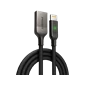 Cáp Pisen lightning thông minh 1200mm - Tự ngắt - Chính hãng Black