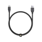 Cáp Type C Aukey CB-AC1 dài 1.2m - Chính hãng Black