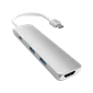 Cổng chuyển hyperdrive 4K HDMI 4-in-1 USB-C Hub - Chính hãng Silver