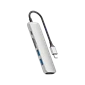 HYPERDRIVE BAR 6 IN 1 USB-C HUB FOR MACBOOK, PC & DEVICES - Chính hãng Gray