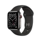 Apple Watch Series 6 (4G) 40mm - Viền thép dây cao su - Chính hãng VN/A  Graphite Black