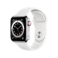 Apple Watch Series 6 (4G) 40mm - Viền thép dây cao su - Chính hãng VN/A Silver