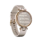 Đồng hồ thông minh Garmin Lily- Bản dây silicon - Chính hãng Gold