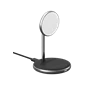 Bộ sạc HyperJuice Magnetic 2 in 1 Wireless charging  Stand iP12 & AirPods Gray