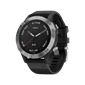 Garmin Fenix 6 - Silver with Black Band- Chính hãng FPT Gray