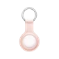 Dây đeo UNIQ Lino Liquid Silicon For Apple Airtag Pink