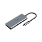 TB mở rộng iWALK USB Type-C to HDMI/Hub USB 3.0/SD/TF/PD – ADH006 Gray