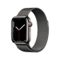 Apple Watch Series 7 - GPS + Cellular, 45mm - Vỏ Thép Dây Thép Graphite