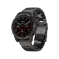 Đồng hồ Garmin Fenix 7 Sapphire Solar Dây Titanium  Xám