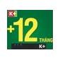 (ngừng) Trọn bộ thiết bị K+ DTH - Gói Trọn Vẹn 3 tháng Black-12 tháng