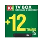 (ngừng) Trọn bộ thiết bị K+ TV Box - Gói Trọn Vẹn 3 tháng Black-12 tháng