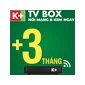 (ngừng) Trọn bộ thiết bị K+ TV Box - Gói Trọn Vẹn 3 tháng Black-3 tháng