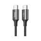 Dây cáp dù sạc nhanh Type C to Type C Bagi dài 1.2m Màu Đen