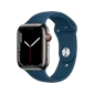Apple Watch Series 7 - GPS + Cellular, 41mm - Vỏ Thép Dây Cao Su Graphite