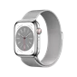 Apple Watch Series 8 - GPS + Cellular, 41mm - Viền thép dây thép Silver
