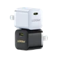 Củ sạc Pisen Quick Ice Crystal PD 20W - Chính Hãng Màu Đen