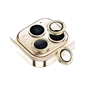 Cường lực chống va đập Camera Mipow Glass Alumium for iPhone14 Pro/ProMax Gold