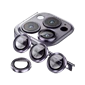 Cường lực chống va đập Camera Mipow Glass Alumium for iPhone14 Pro/ProMax Purple