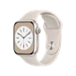 Apple Watch Series 8 - GPS, 41mm - Vỏ Nhôm Dây Cao Su - Chính hãng Starlight