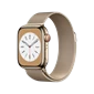 Apple Watch Series 8 - GPS + Cellular, 45mm - Viền thép dây thép Gold
