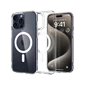 Ốp lưng Spigen Crystal Hybrid MagFit iPhone 15 Pro Max - Chính hãng Trong suốt