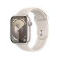 Apple Watch Series 9 - GPS, 45mm - Vỏ Nhôm Dây Cao Su Ánh Sao
