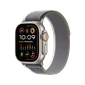 Apple Watch Ultra 2 - GPS + LTE, 49mm - Vỏ Titan Dây Quấn Trail Xanh Lá/Xám