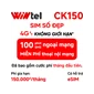 SIM số đẹp Wintel dạng ABAB - Gói cước CK150