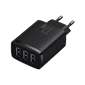 Củ sạc Baseus Compact Charger 3U 17W CN - Chính hãng Màu Đen