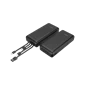  Pin sạc dự phòng Golf 20.000mAh tích hợp dây L206 Đen