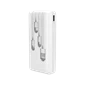  Pin sạc dự phòng Golf 20.000mAh tích hợp dây L206 Trắng