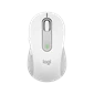 Chuột không dây Logitech M650 Signature (USB/Bluetooth/Pin AA) Size M Trắng