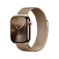 Apple Watch Series 10 - GPS + Cellular, 42mm - Viền Titan Dây Thép Viền Titan Vàng