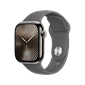 Apple Watch Series 10 - GPS + Cellular, 42mm - Viền Titan Dây Cao Su Viền Titan Tự Nhiên Dây M/L
