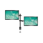 Giá treo 2 màn hình gắn bàn EZ3 (17-27inch) Đen